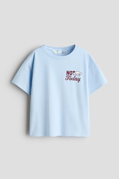 Printed cotton T-shirt