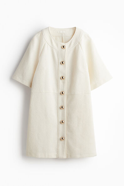 Button-front dress