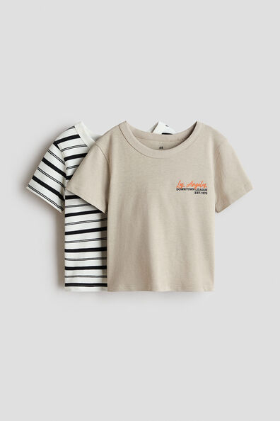 2-pack cotton T-shirts