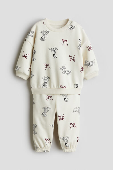 2-piece printed sweatshirt set
