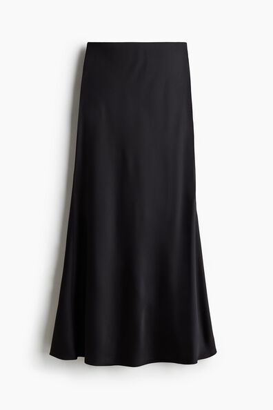 Satin slip skirt