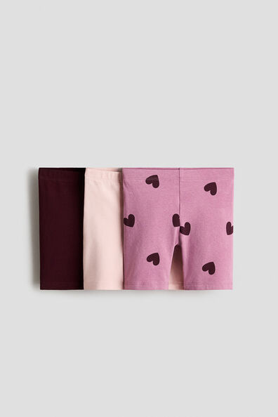 3-pack cotton cycling shorts