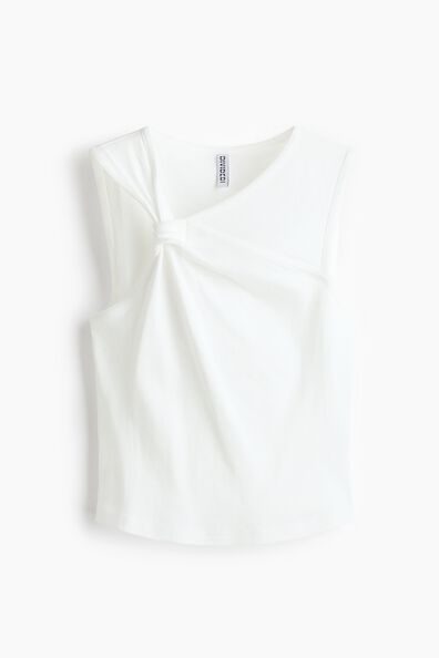 Link-detail cotton top