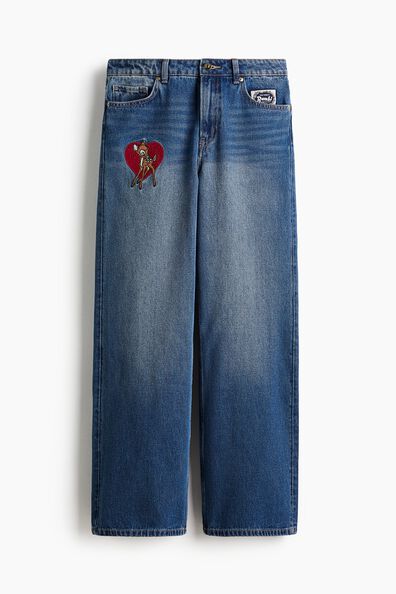 Wide High Jeans
