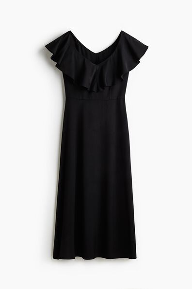 Flounced dress