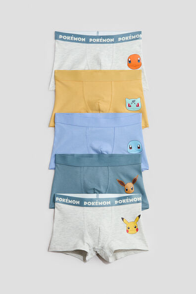 5-pack printed cotton trunks