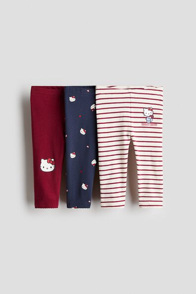 3-pack printed leggings