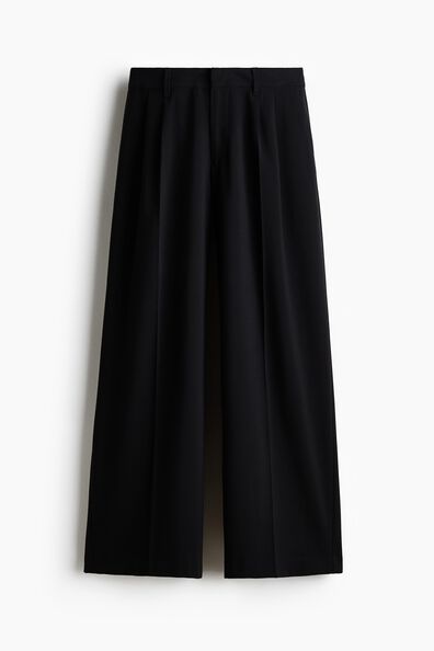 Wide tailored trousers