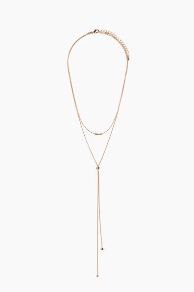 Y-shaped necklace