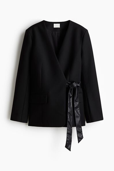 Wrap blazer