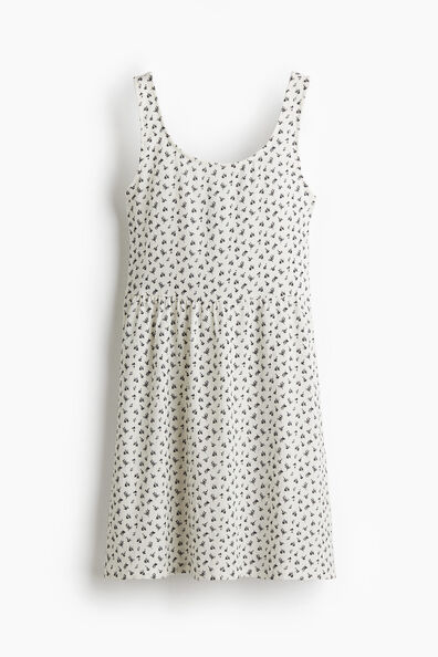 Crinkled jersey dress