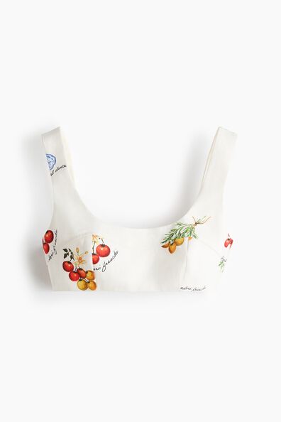 Cotton crop top