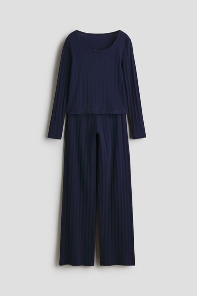 Pointelle cotton pyjamas