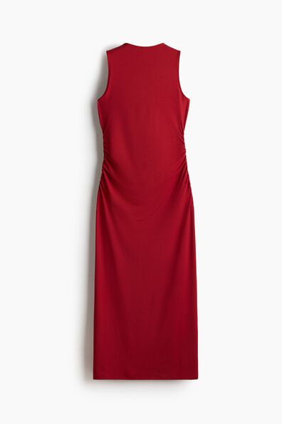 Twist-detail dress