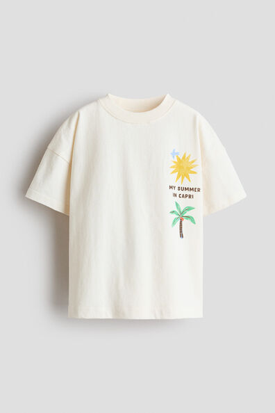Oversized printed T-shirt