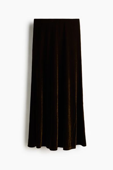 Velour skirt