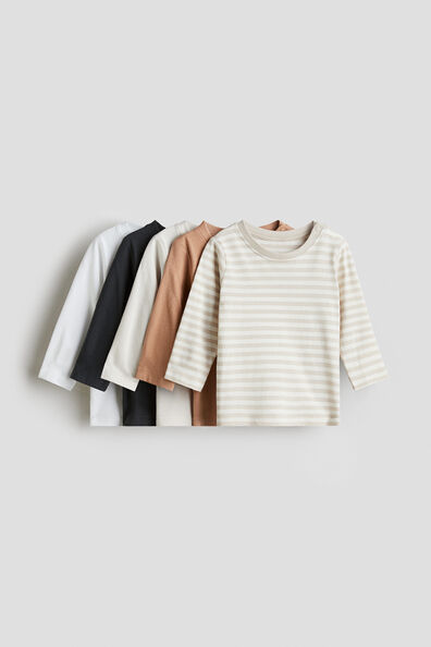 5-pack cotton T-shirts