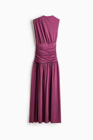 Draped jersey dress