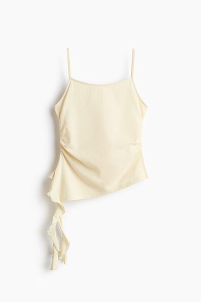 Flounced strappy top