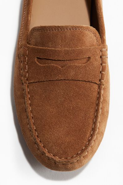 Suede loafers