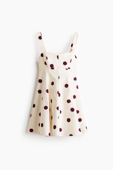 Bow-detail mini dress