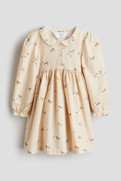 Printed cotton dress