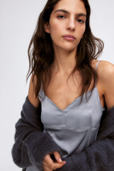 Satin nightslip