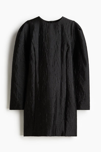 Jacquard-weave dress