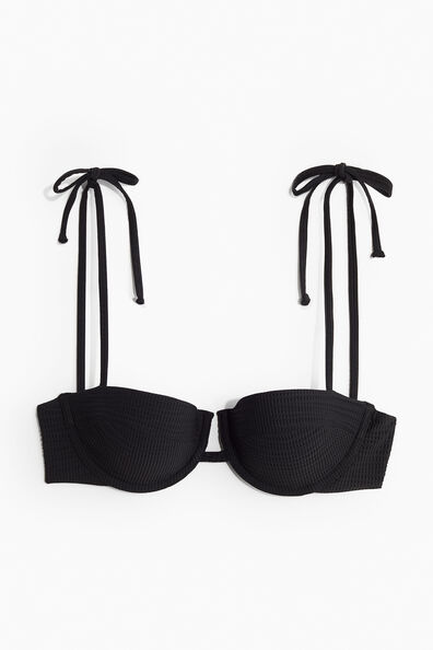 Padded balconette bikini top