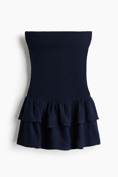 Smocked tiered dress