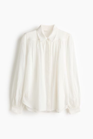 Gathered blouse