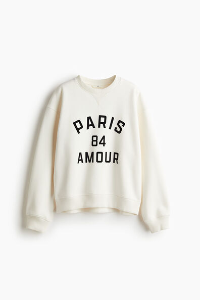 Motif-detail sweatshirt
