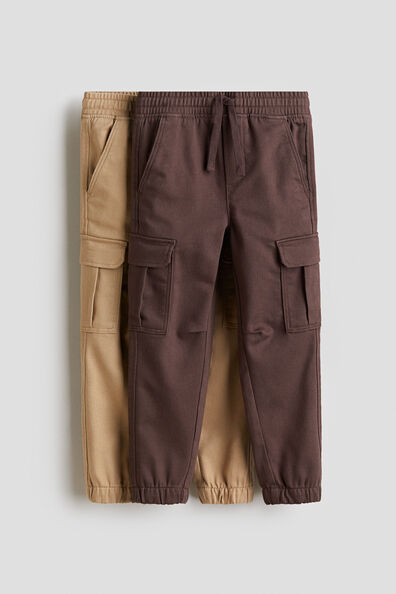 2-pack cargo joggers