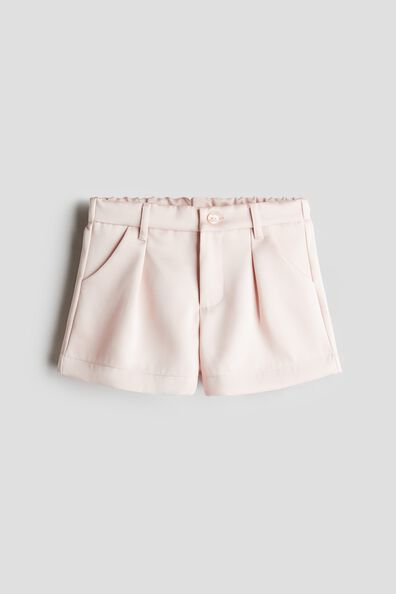 Pleated shorts