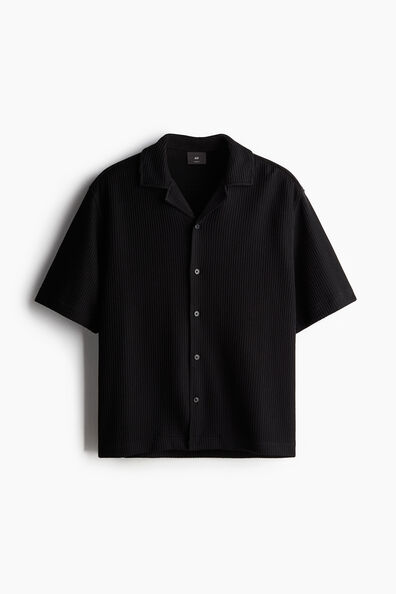 Loose Fit Ribbed resort shirt