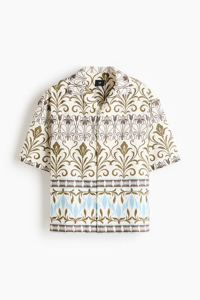 Relaxed Fit Patterned resort shirt