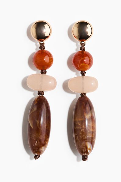 Beaded dangle earrings