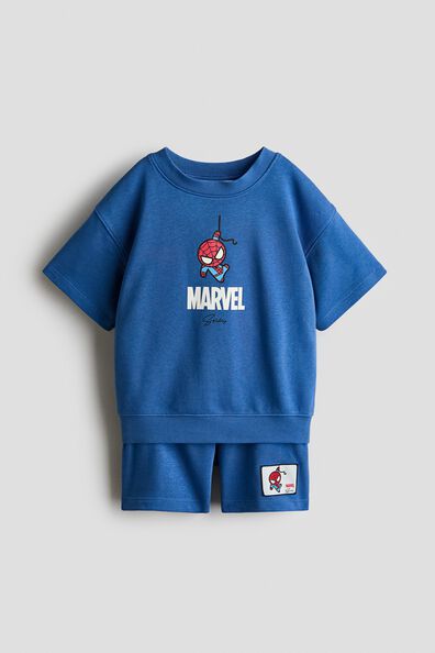2-piece printed sweatshirt set