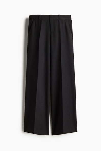 Wide tailored trousers