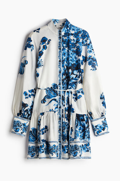 Tie-belt dress