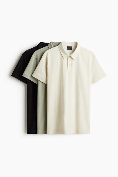 3-pack Slim Fit Polo shirts