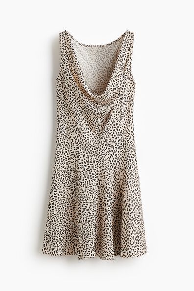 Cowl-neck dress