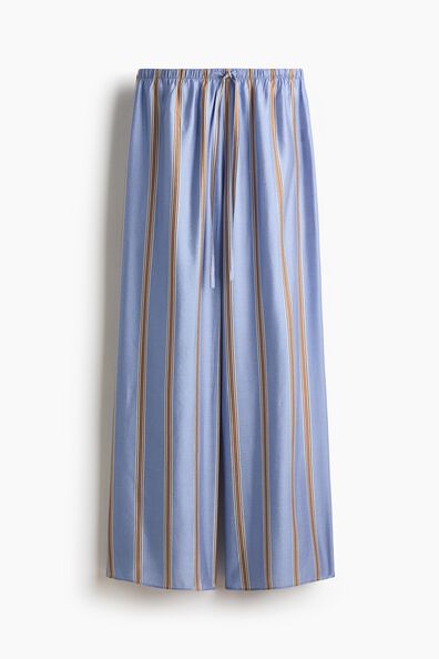 Wide drawstring trousers