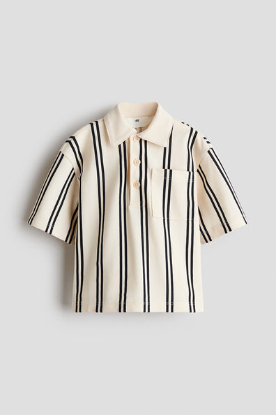 Cotton piqué polo shirt