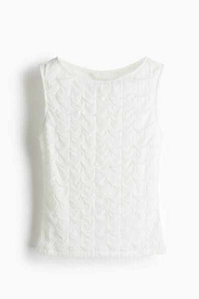 Ruffled vest top