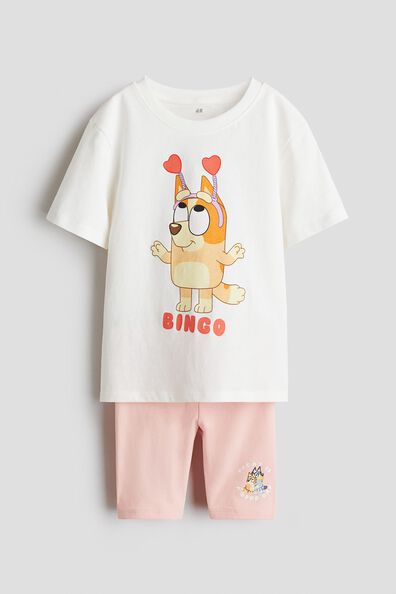 2-piece printed set