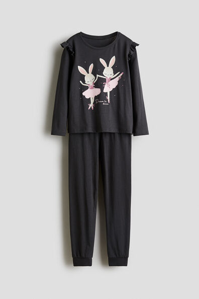 Printed cotton pyjamas