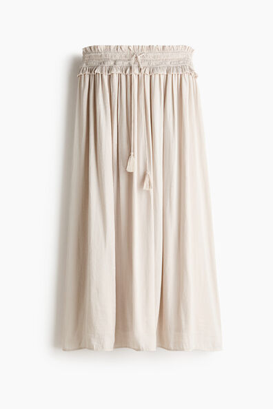Tasseled maxi skirt