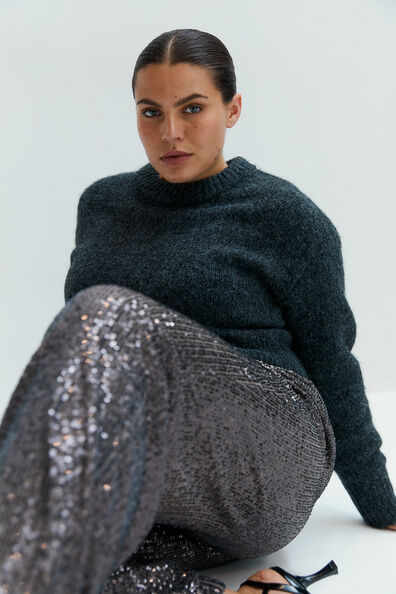 Sequined trousers