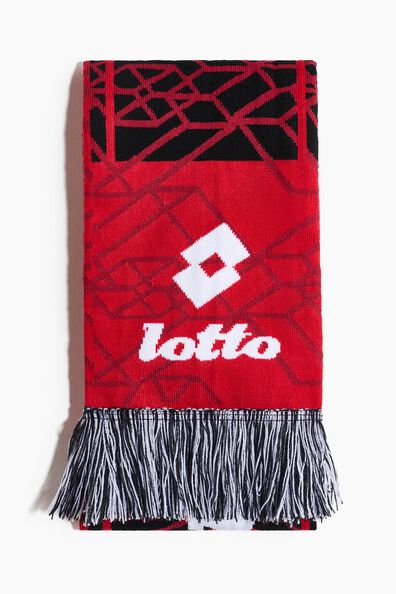 Jacquard-knit scarf